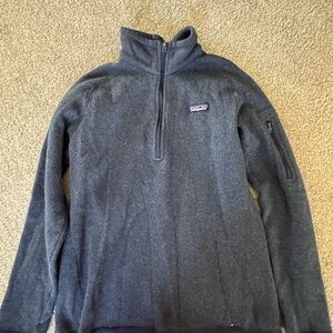 Patagonia Women's Zip Up Sweater - Navy Blue